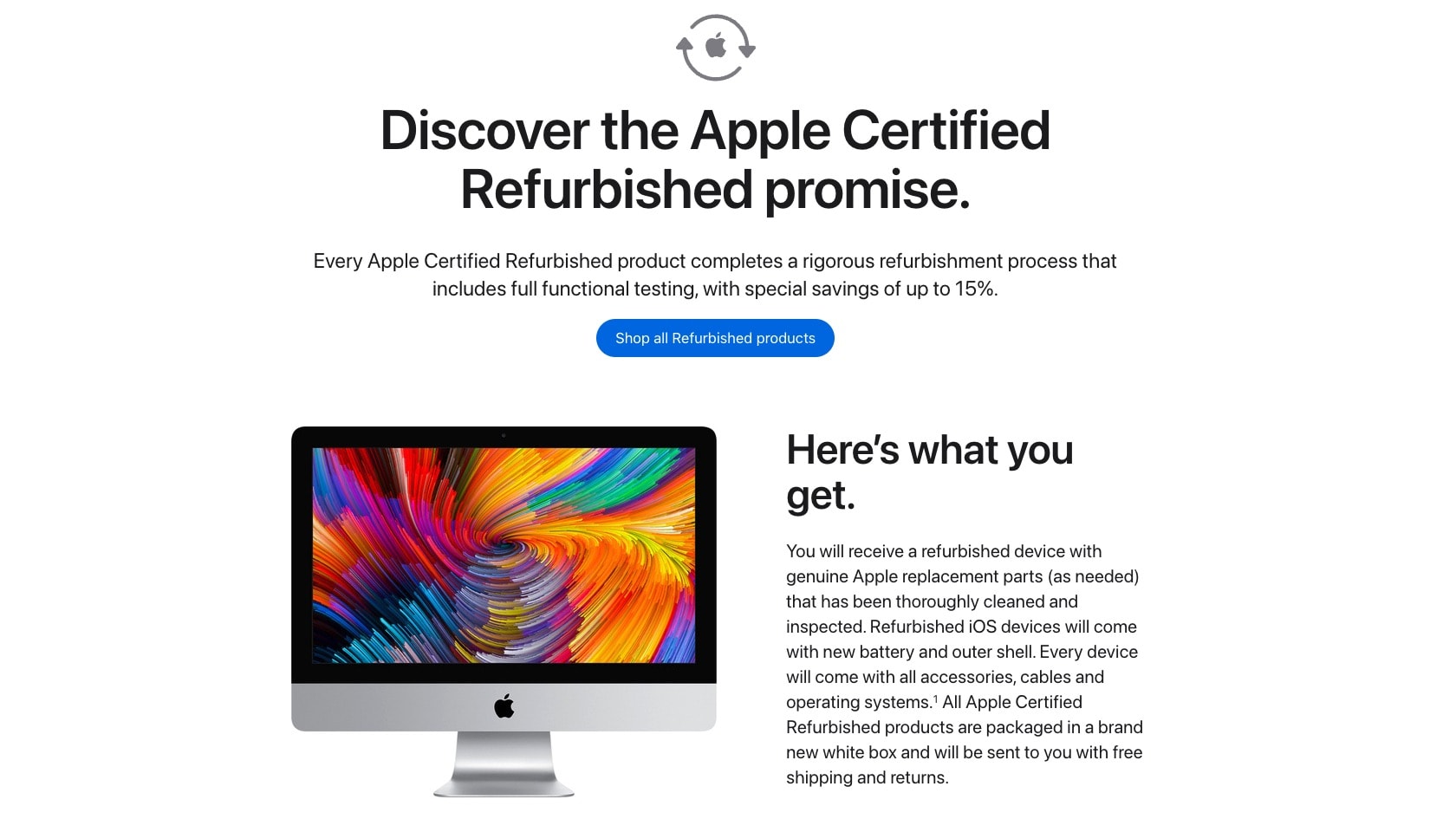 APPLE CERTIFIED REFURBISHED