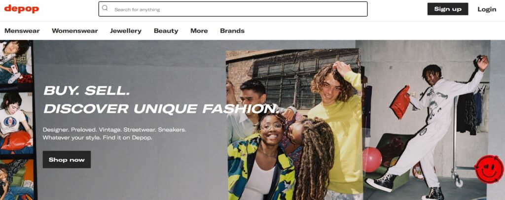 DEPOP PEER-TO-PEER FASHION