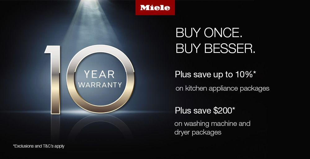 MIELE 10-YEAR WARRANTY PROGRAMME