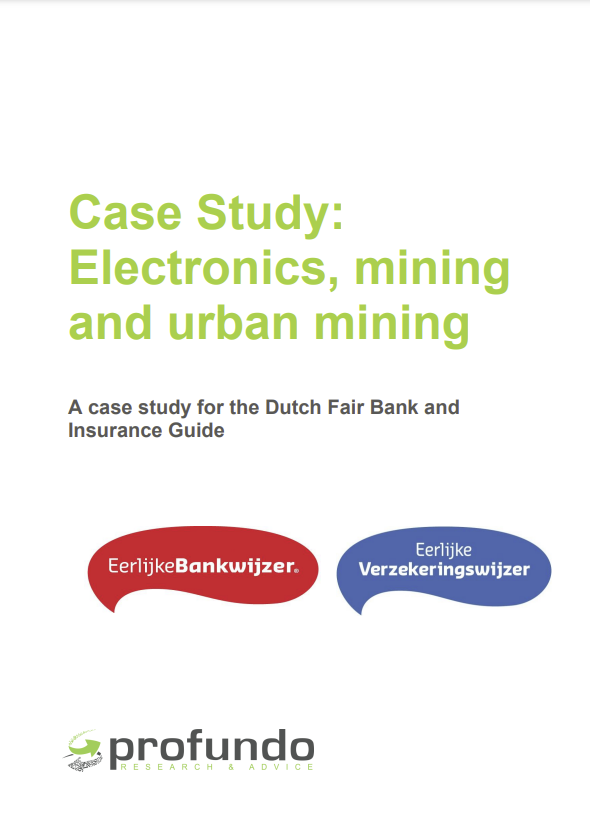 Case Study: Electronics, Mining and Urban Mining