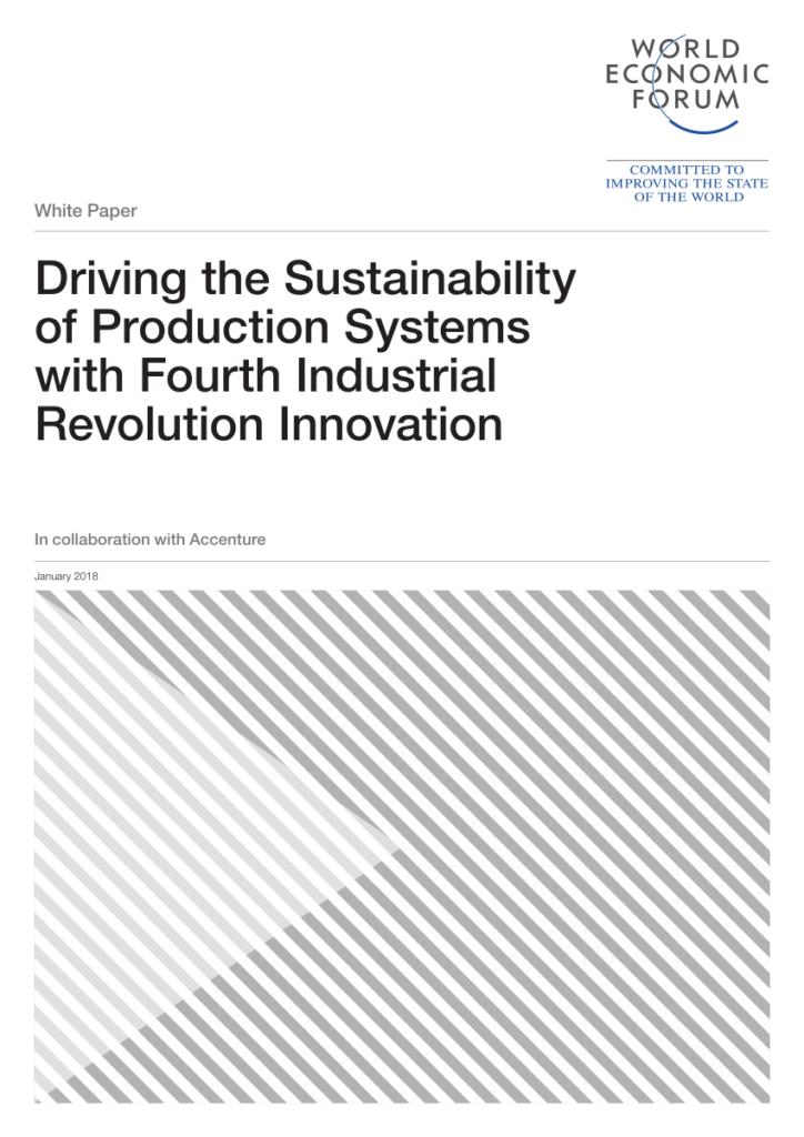 Driving the Sustainability of Production Systems with Fourth Industrial Revolution Innovation